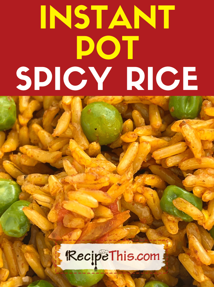 instant pot spicy rice recipe