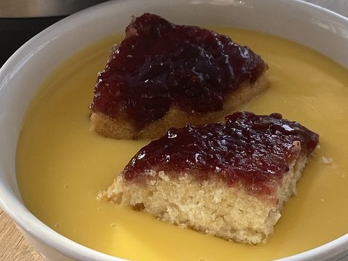 Old School Jam and Coconut Sponge - Apply to Face Blog