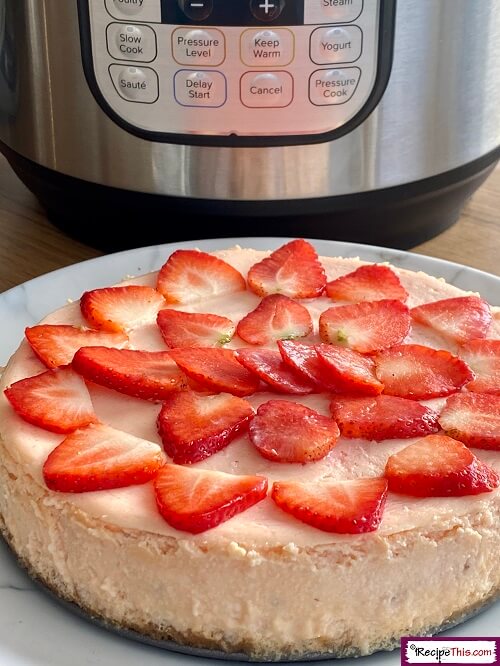 Instant Pot No-Bake Pressure Cooker Cheesecake