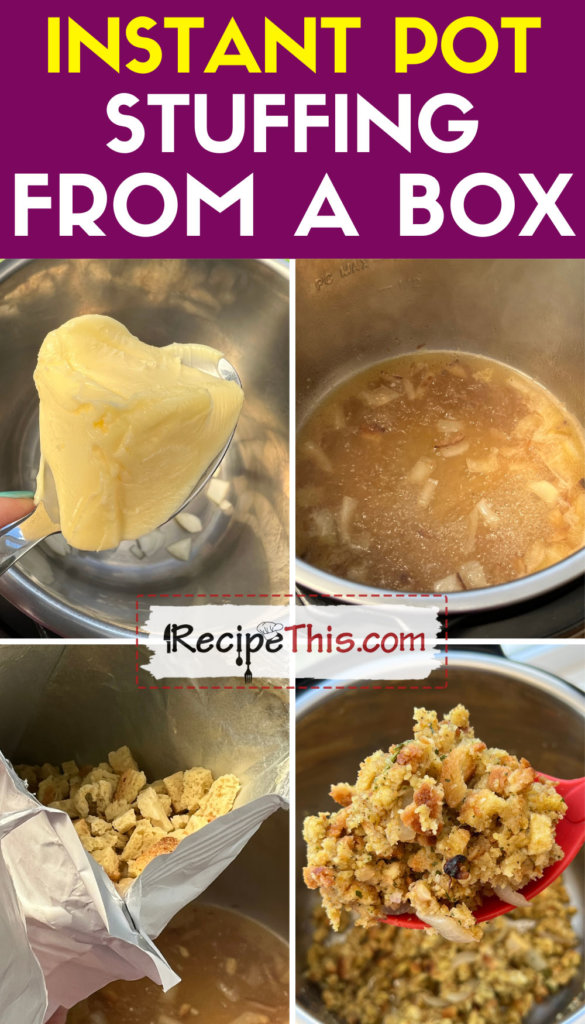 instant-pot-stuffing-from-a-box-step-by-step