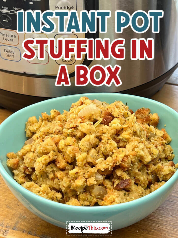 Instant Pot Boxed Stuffing – Melanie Cooks