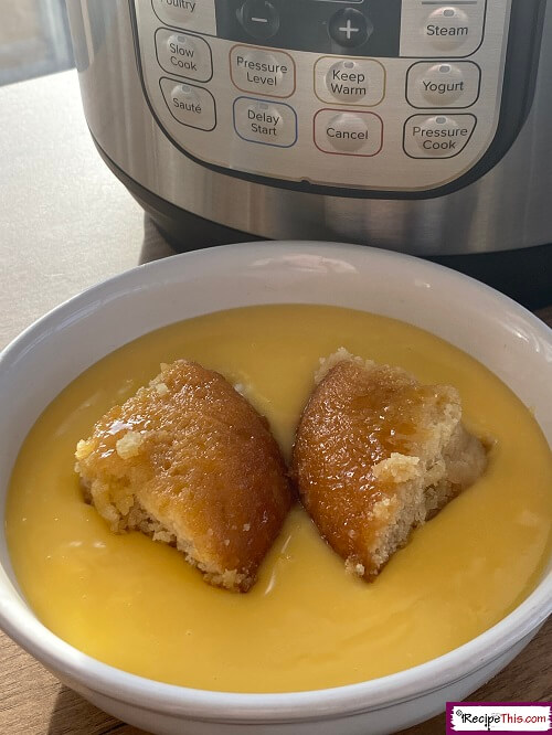 instant pot treacle sponge pudding