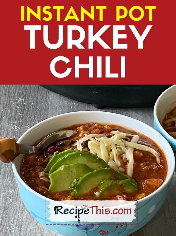 Instant pot chili discount with ground turkey