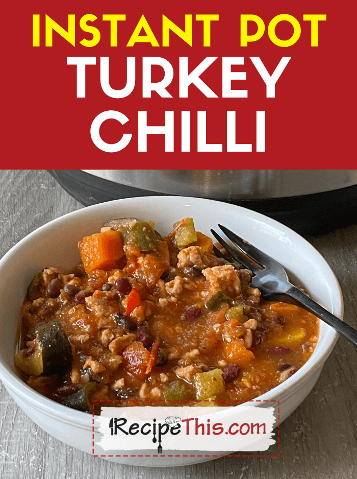 Leftover Turkey Chilli In Instant Pot