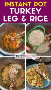 Recipe This | Instant Pot Turkey Legs And Rice