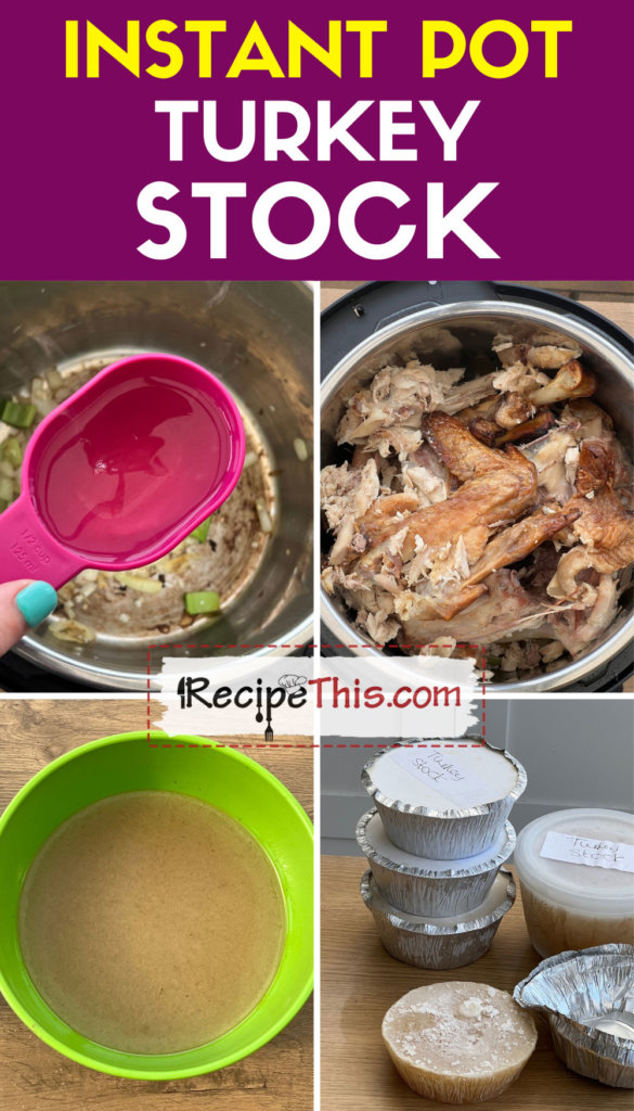 Instant Pot Turkey Stock Recipe This