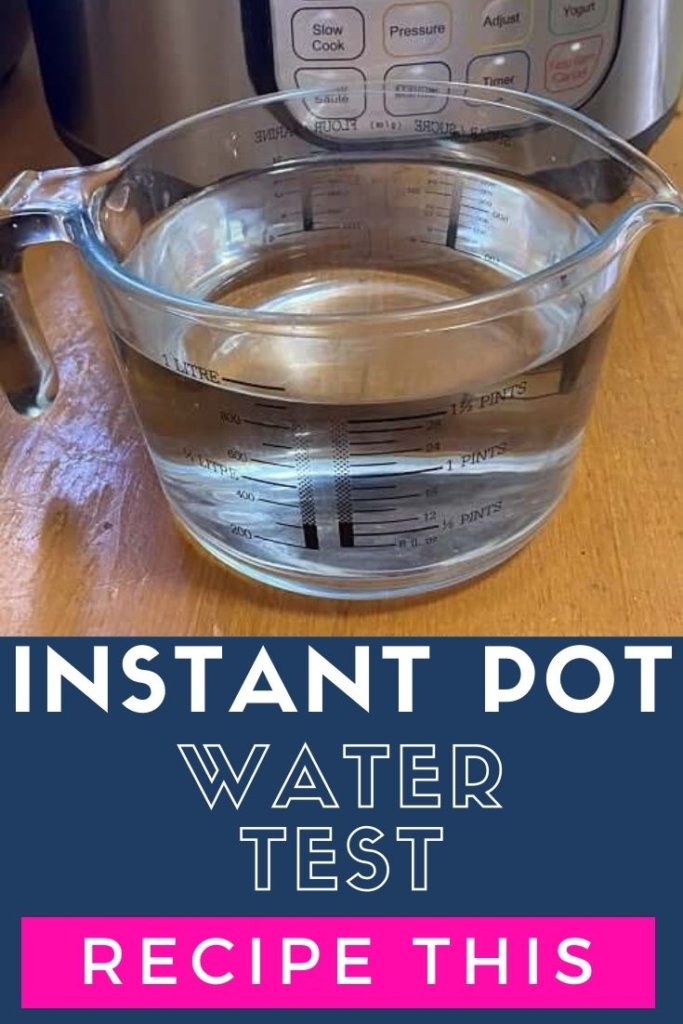 instant pot water test at recipethis.com