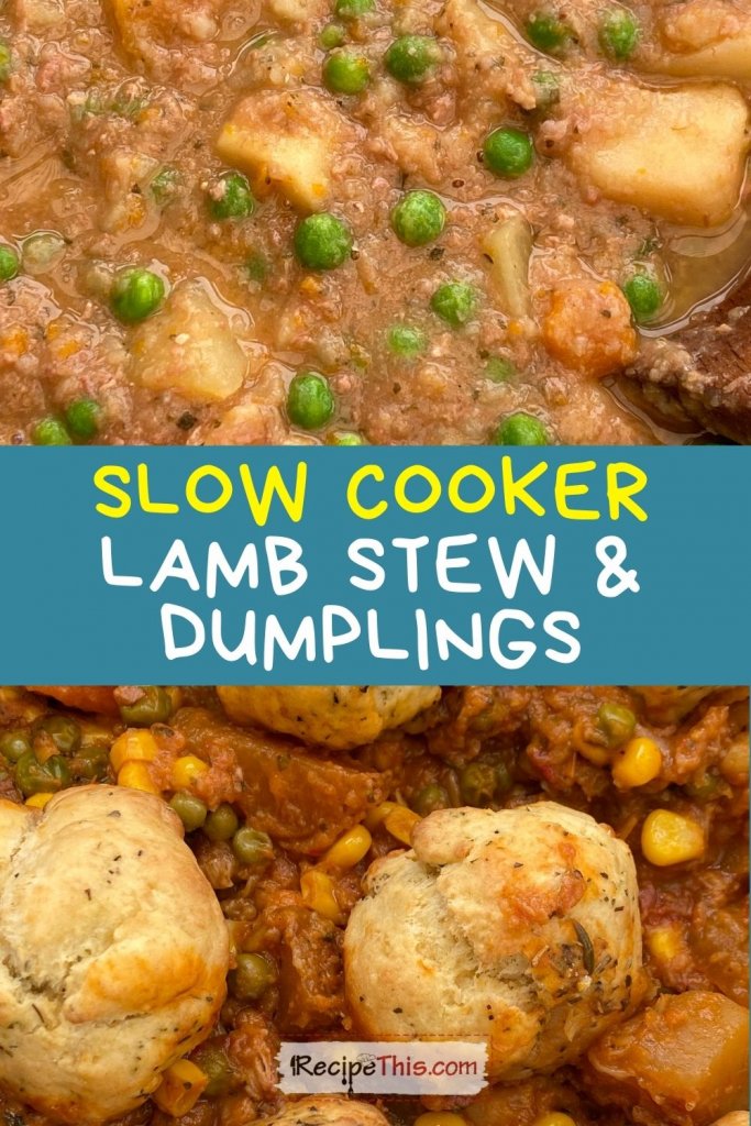 lamb stew and dumplings slow cooker