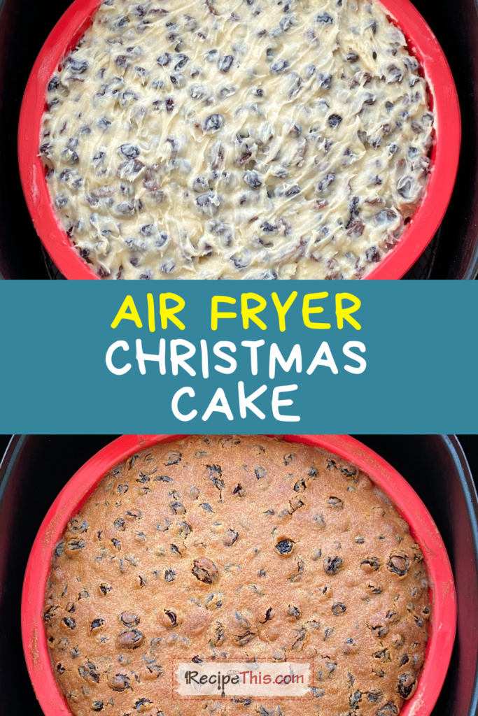 last minute christmas cake air fryer