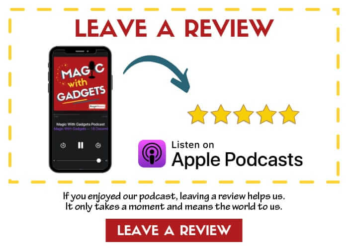 leave a review on itunes