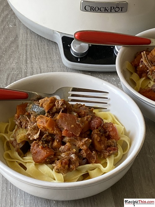 Slow Cooker Leftover Lamb Ragu