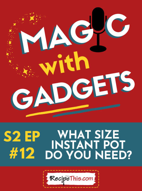 Sizes of Instant Pot - What Size do you Need? - Paint The Kitchen Red