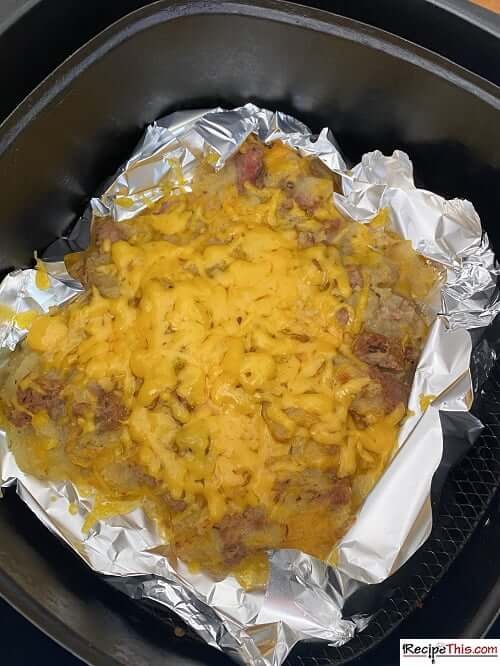 meatloaf and cheese in air fryer