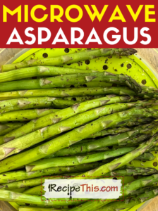 microwave asparagus recipe
