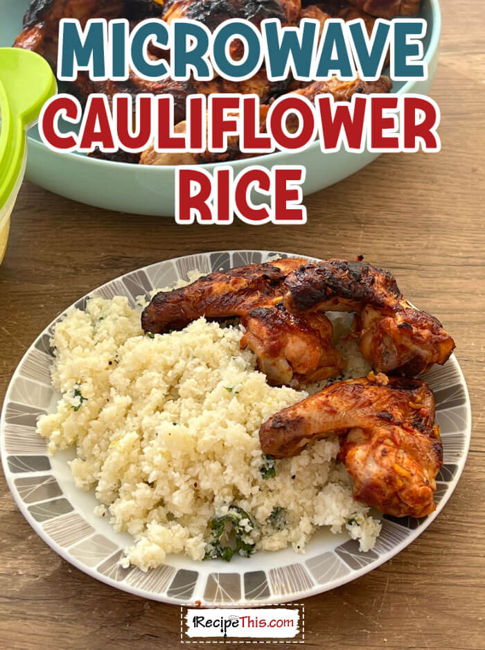 Microwave Cauliflower Rice Recipe