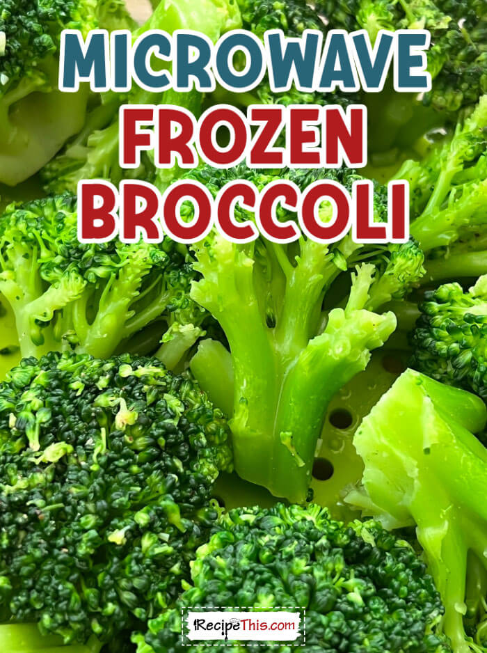 Steaming Fresh or Frozen Broccoli in the Microwave