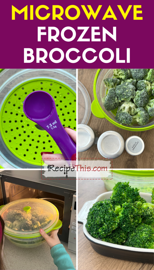 microwave frozen broccoli instructions