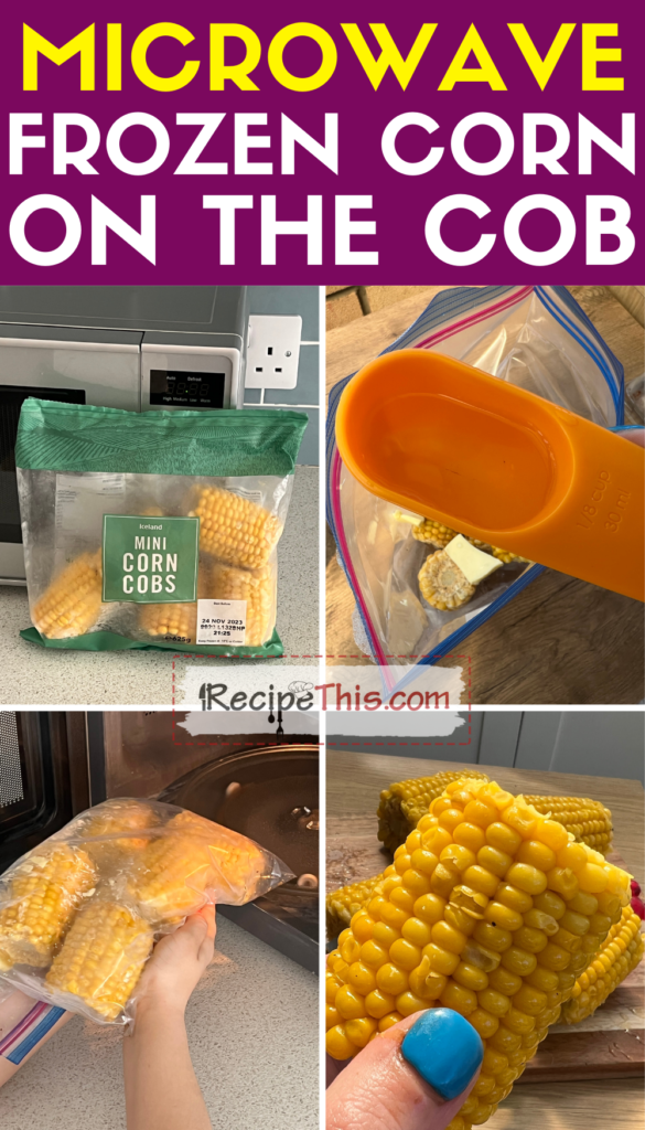 microwave frozen corn on the cob step by step