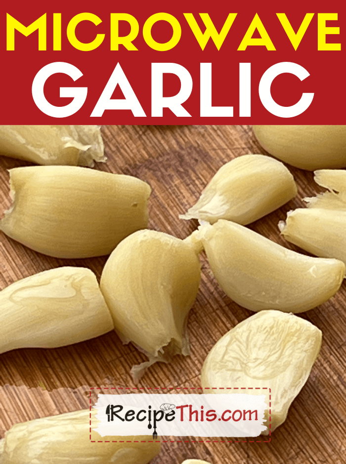 Roasted Garlic In The Microwave