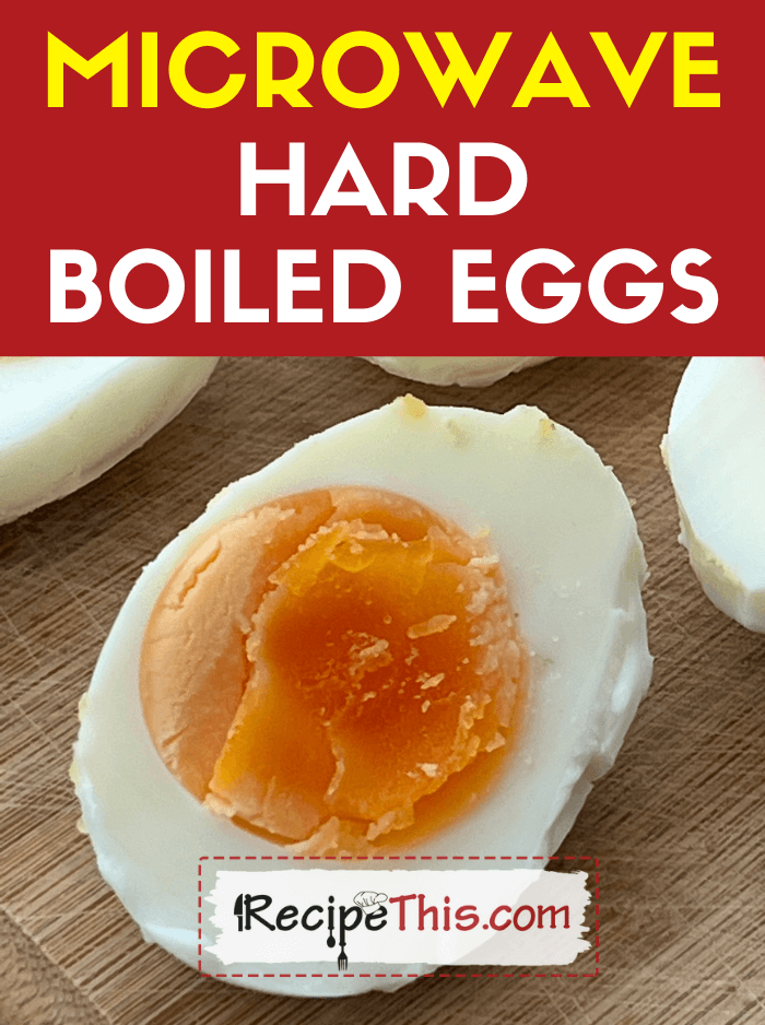 microwave hard boiled eggs recipe