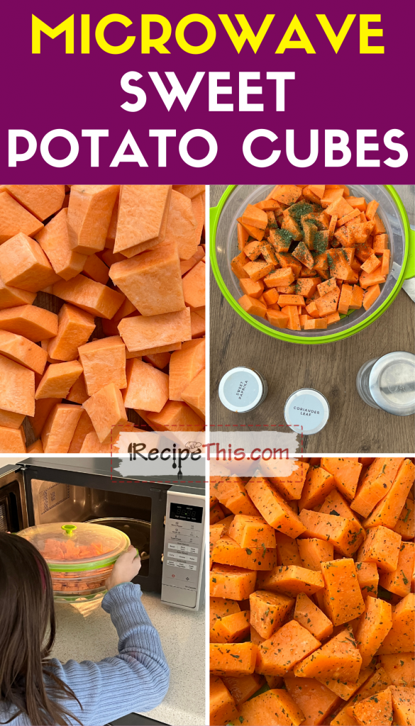 microwave sweet potato cubes instructions