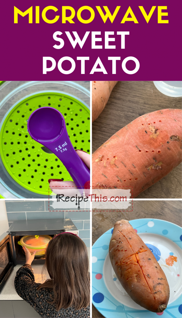 microwave sweet potato instructions