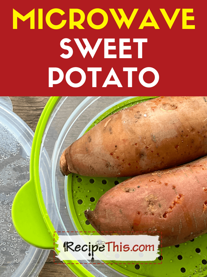 microwave sweet potato recipe