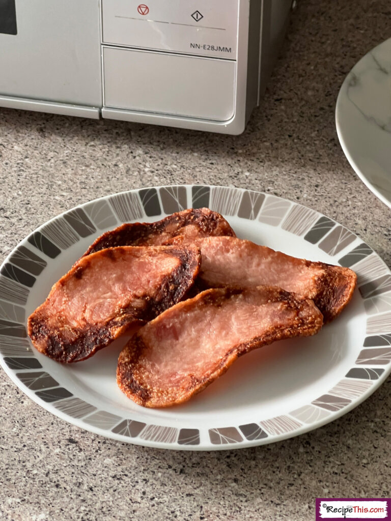 microwave turkey bacon