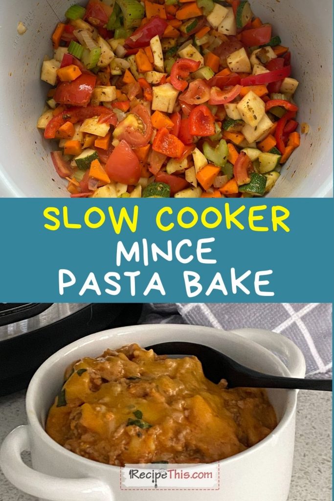 mince pasta bake slow cooker