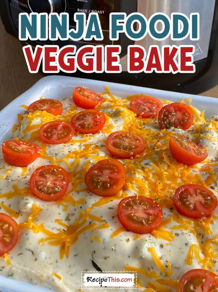 Ninja Foodi Veggie Bake Recipe This