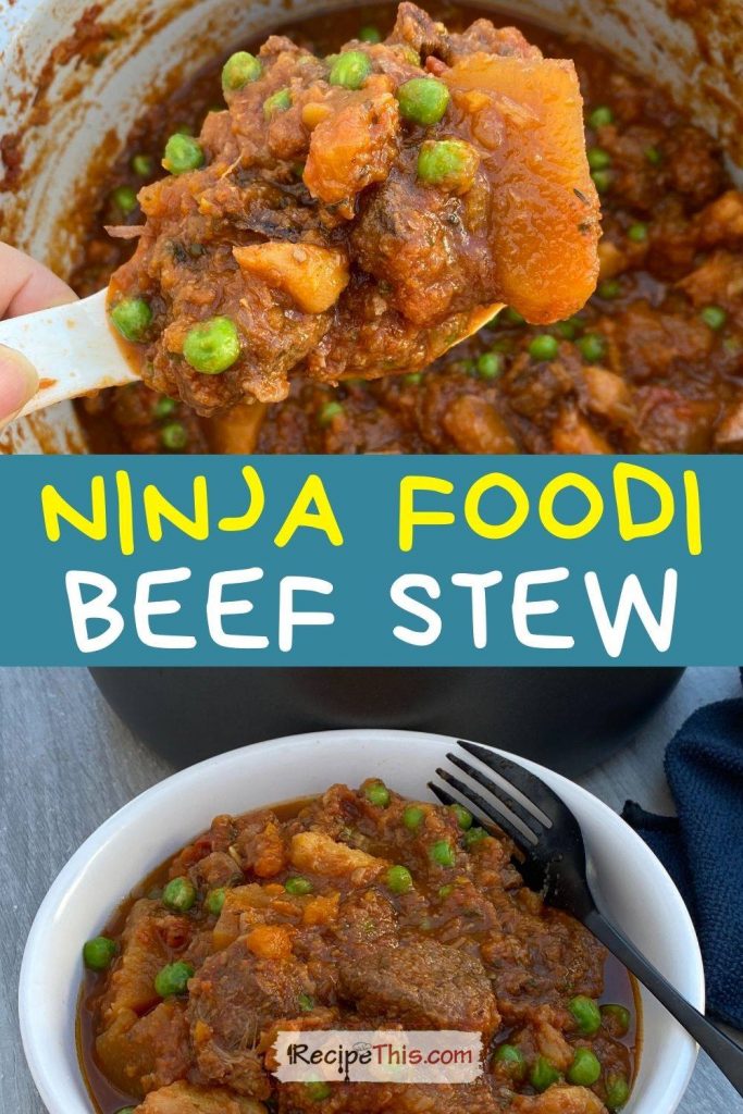 ninja foodi beef stew recipe