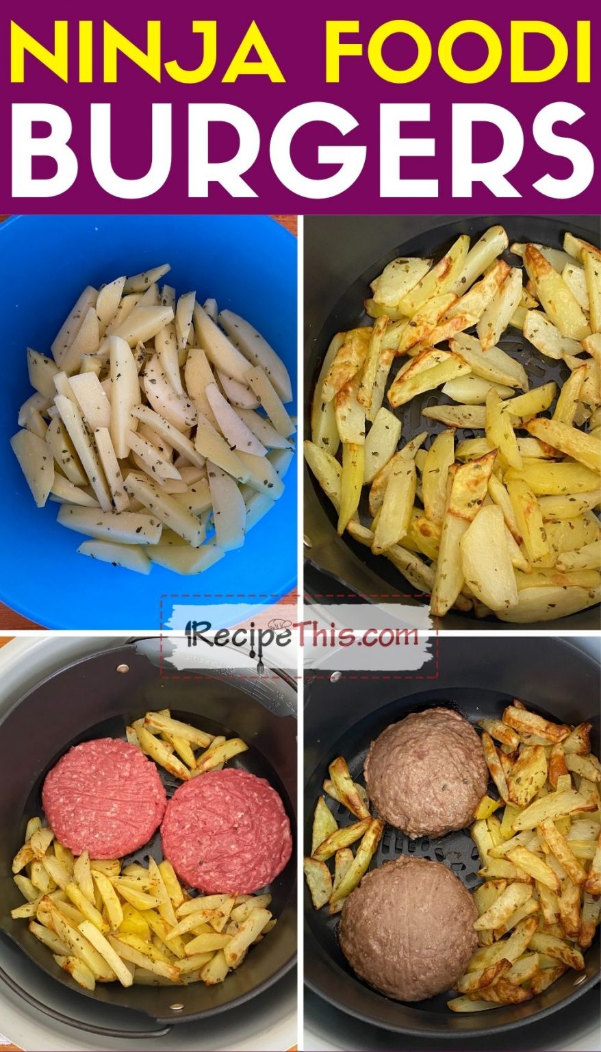 Recipe This Ninja Foodi Hamburgers