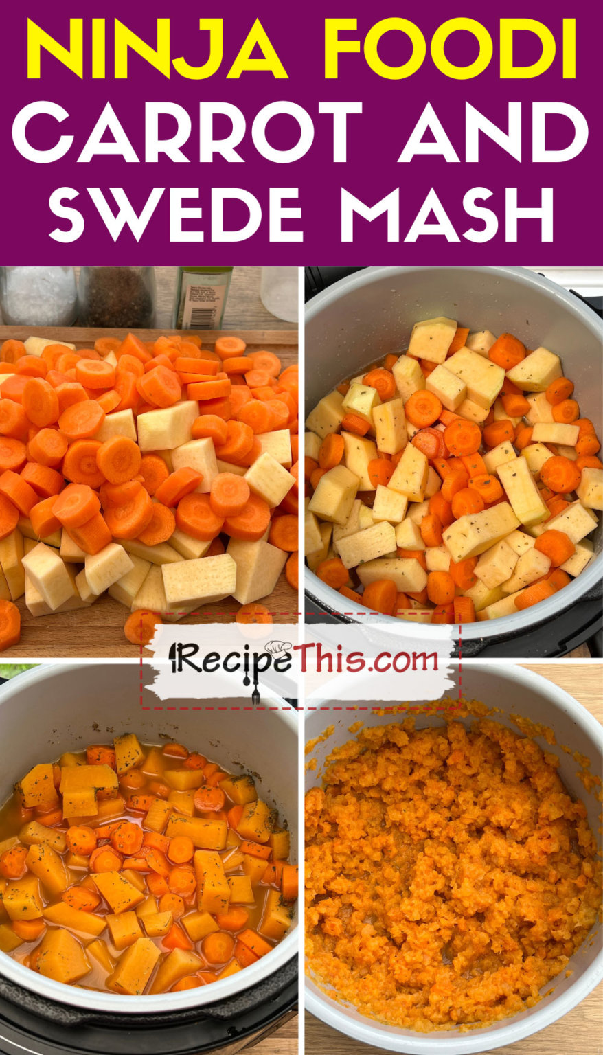 Recipe This Ninja Foodi Carrot And Swede Mash