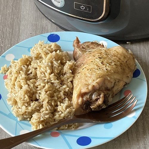 ninja foodi chicken and rice
