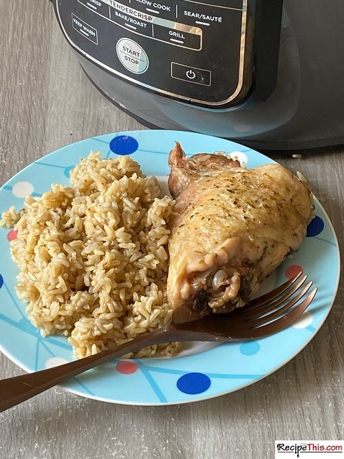 ninja foodi chicken and rice