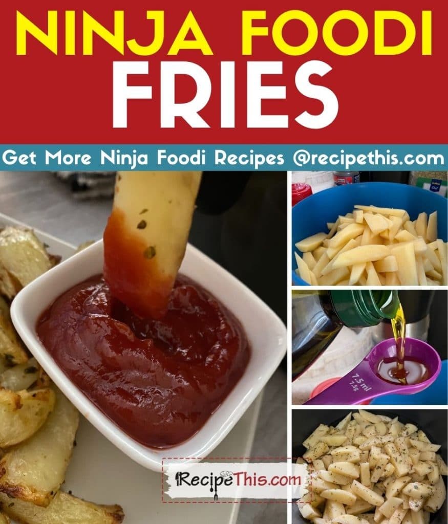 ninja foodi fries step by step