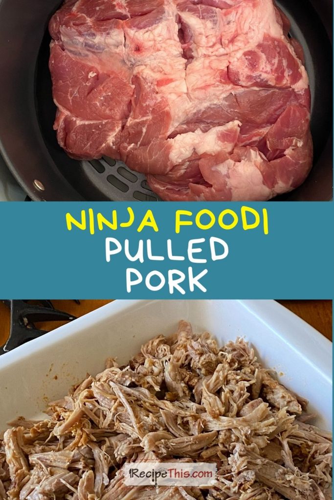 ninja foodi pulled pork recipe