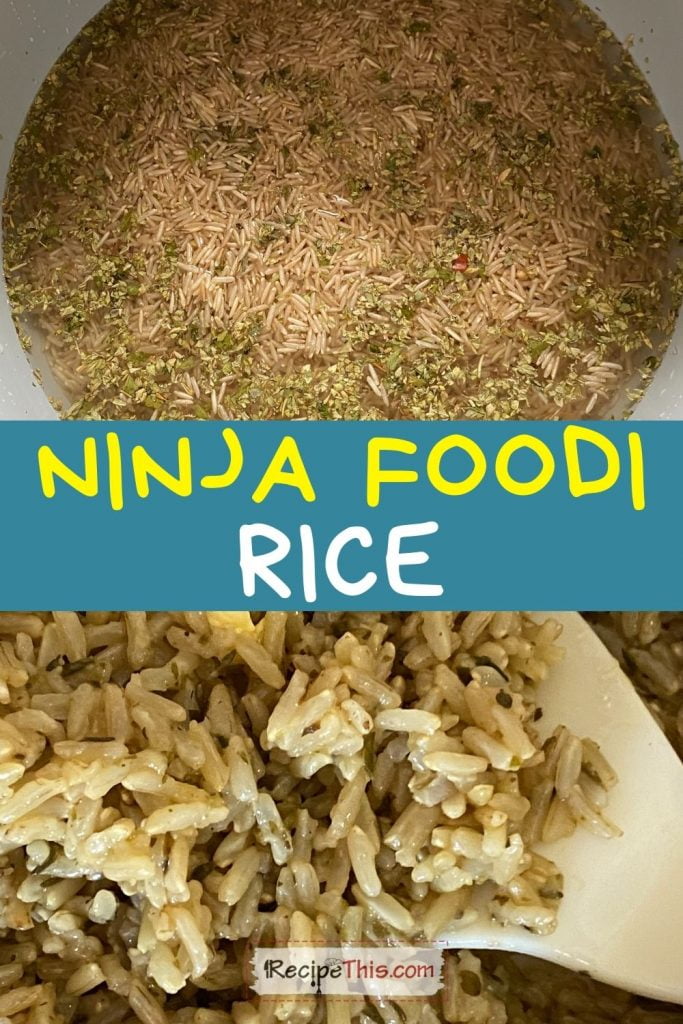 Long grain rice discount in ninja foodi