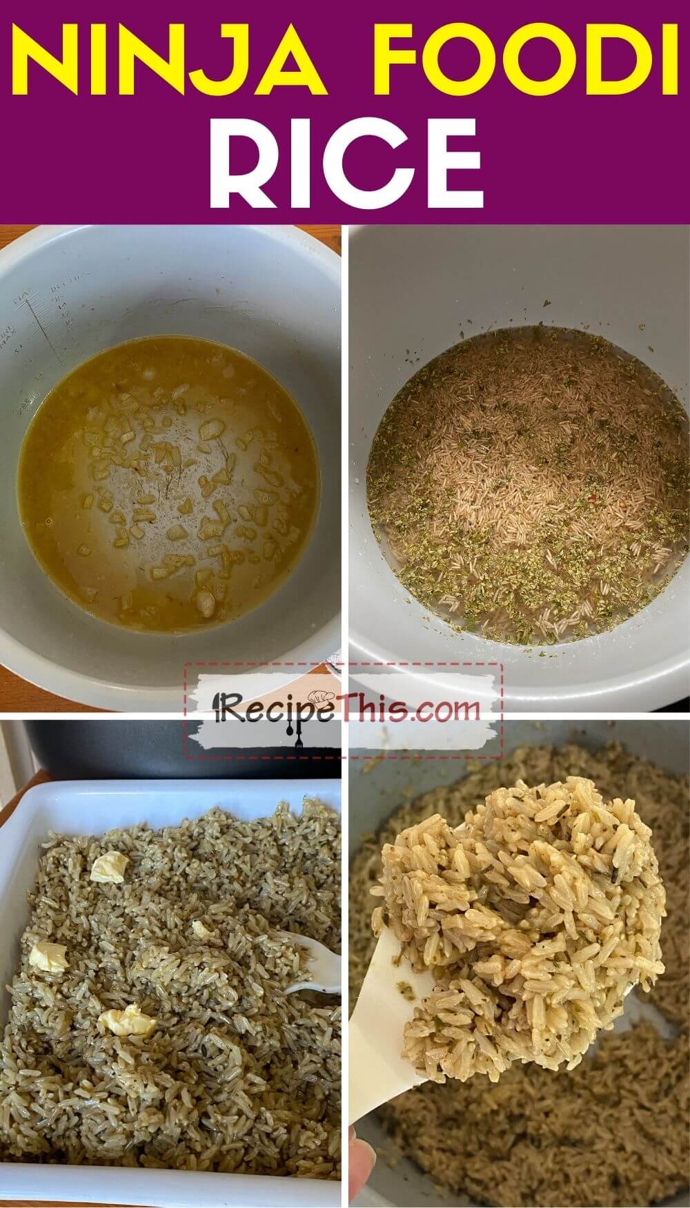 Recipe This Ninja Foodi Brown Rice