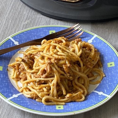 ninja foodi spaghetti bolognese