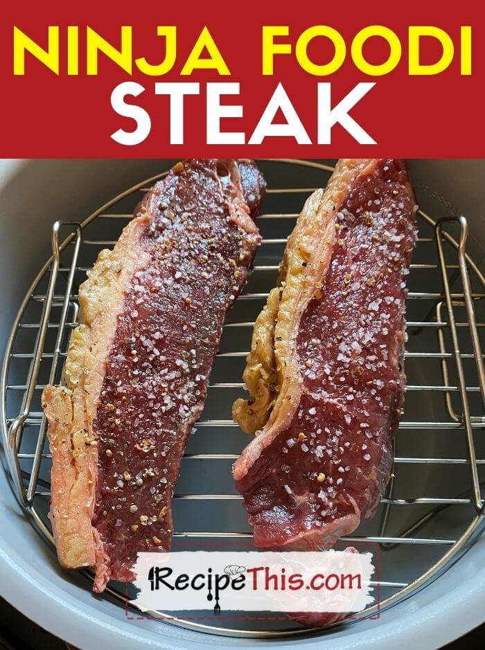 Steaks, Ninja Foodi XL Pro Air Fry Oven Recipe -   Oven steak  recipes, Air fryer oven recipes, Steak in oven