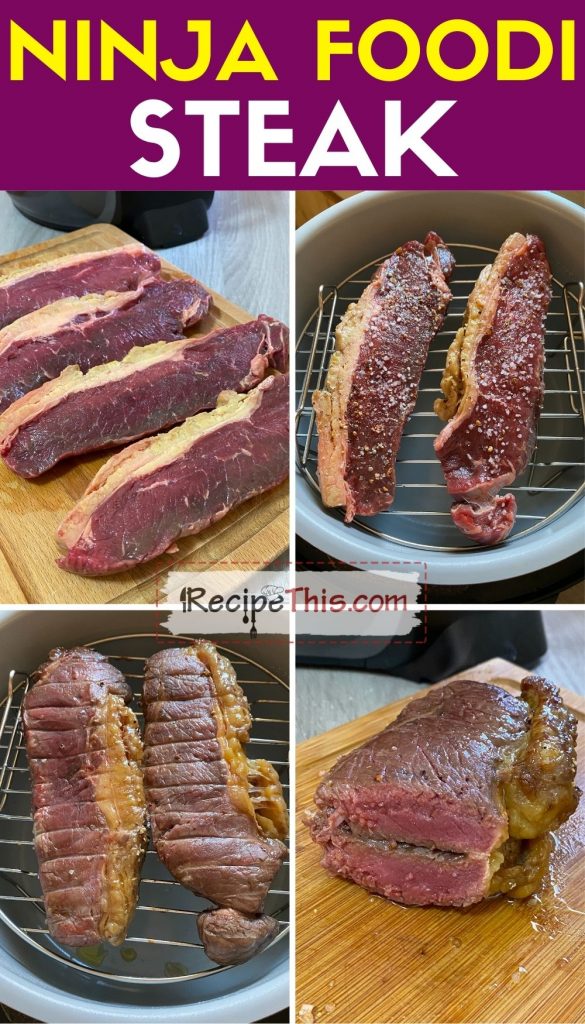 ninja foodi steak step by step