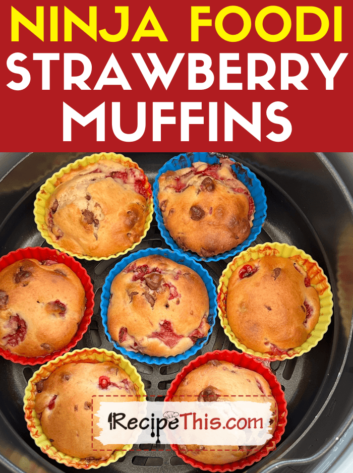 Ninja Foodi Strawberry Muffins
