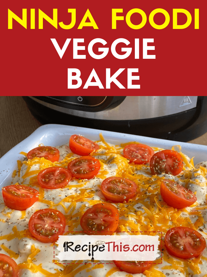 Ninja Foodi Veggie Bake Recipe This