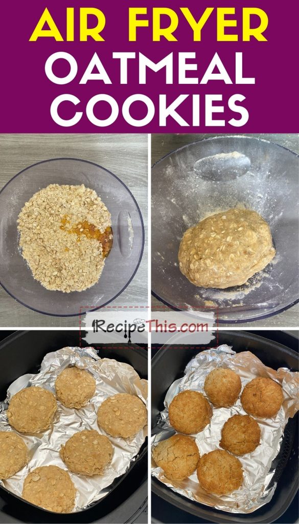 oatmeal cookies in air fryer