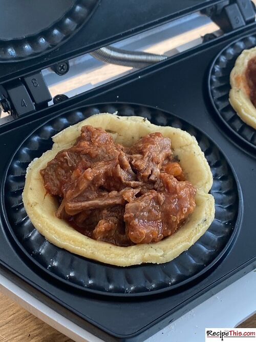 Homemade McMuffin in a pie maker