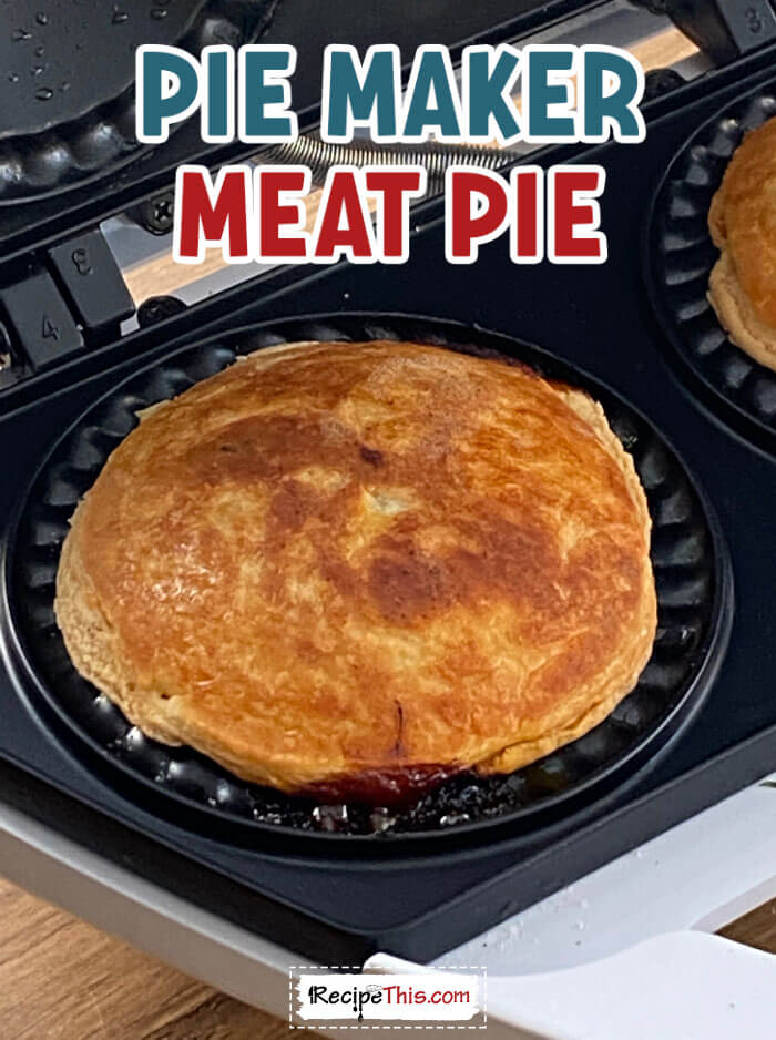 Single discount pie maker