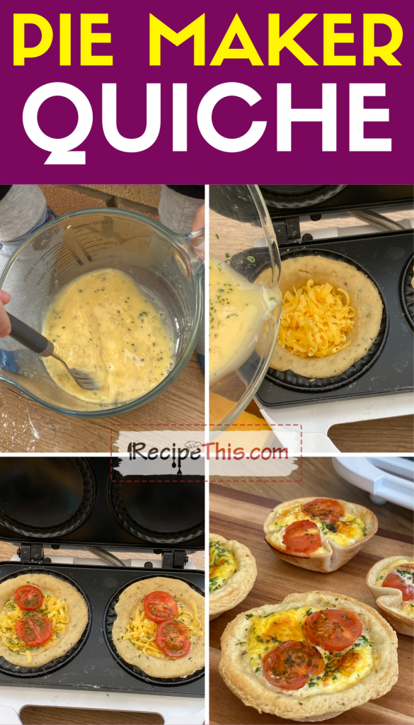 pie maker quiche step by step