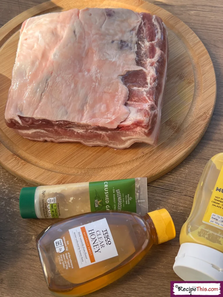 pork belly air fryer ingredients