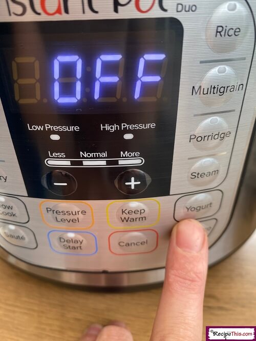 Instant pot yoghurt online setting